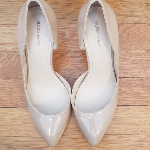 BGBG Generation patent leather nude size 10M - Picture 2 of 7